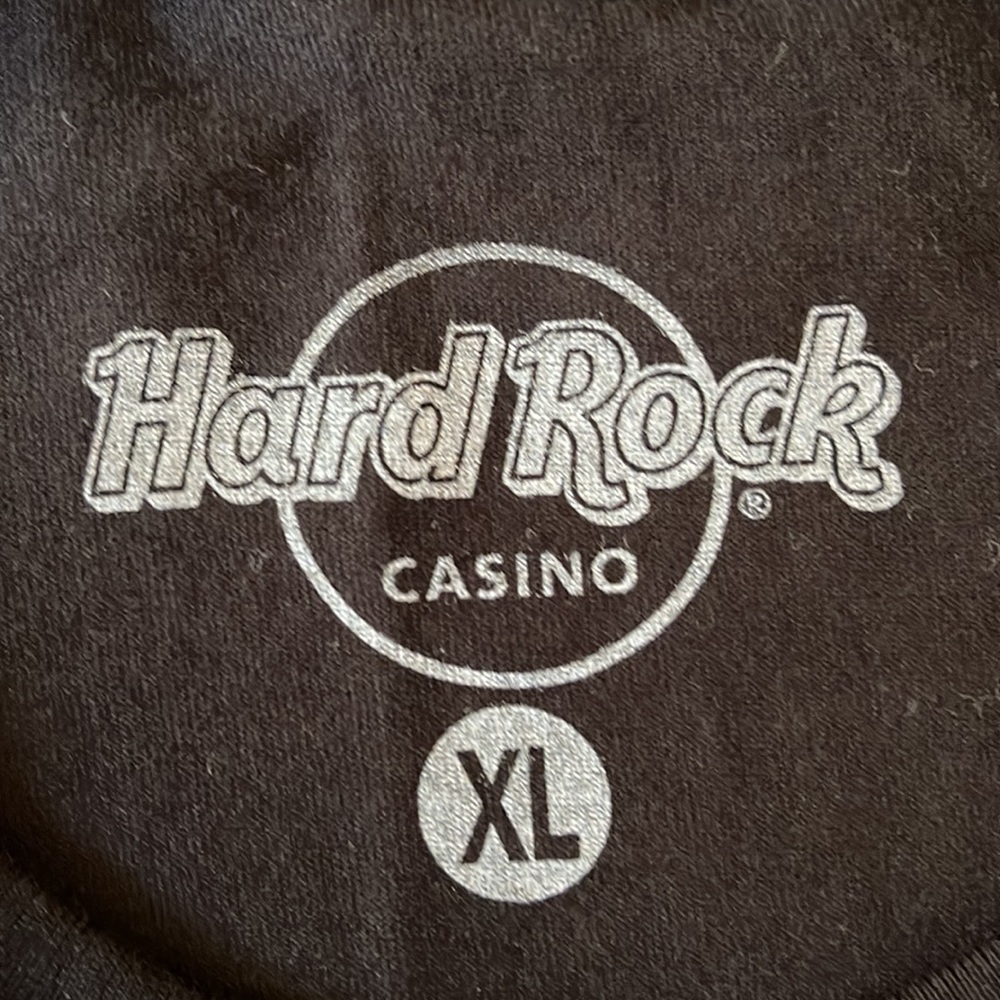 Brand new hard rock casino Punta Cana black T-shirt short sleeve extra-large - Picture 3 of 4